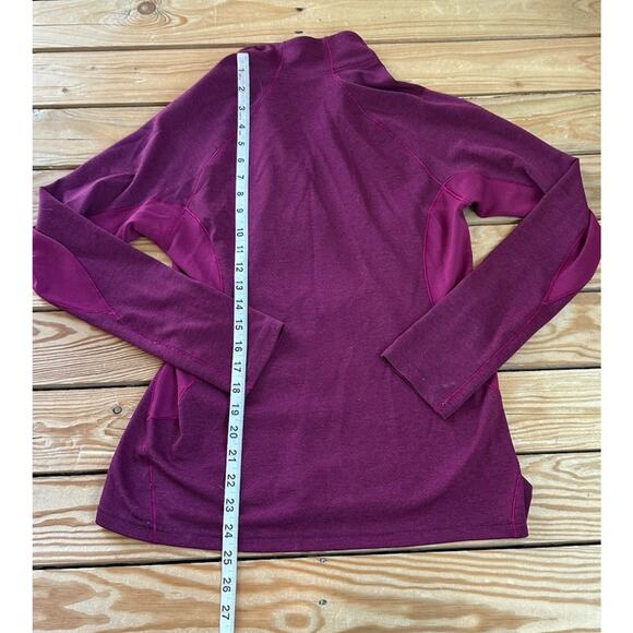 Patagonia Capilene 3 Mid Weight 1/4 Zip Base Layer Size Small Pink Pullover - Picture 4 of 6